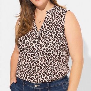 Torrid 4 Harper Tunic - Leopard Print